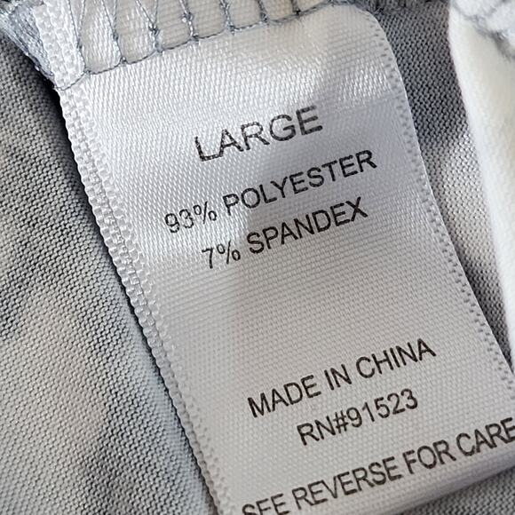 Jaclyn Intimates Blue Tie Dye Large Long Sleeve Hoodie - Picture 4 of 5